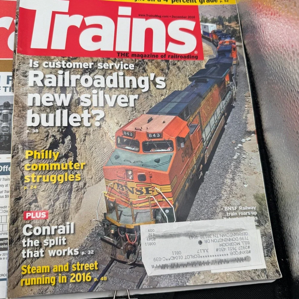 Trains Magazine Full Year 2016 Lot 12 Issues Railroading History Locomotive Rail
